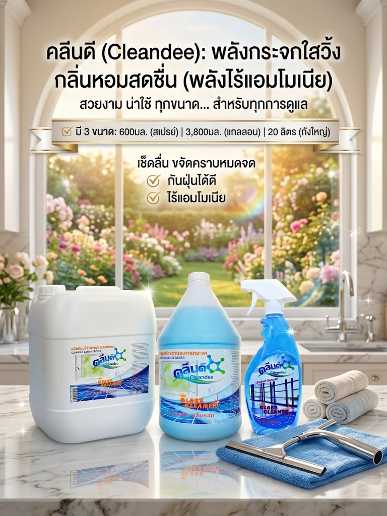 น้ำยาเช็ดกระจก