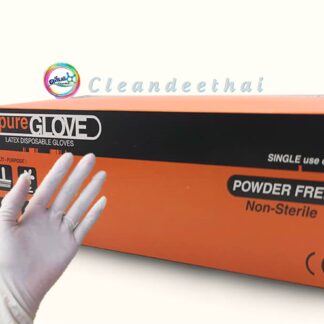 Pure Gloveถุงมือแพทย์แบบไม่มีแป้ง Size M,L